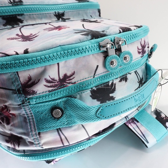 NWT Kipling KI0947 Seoul XL Backpack Laptop Travel Polyester Shadow Palm Multi main image 4